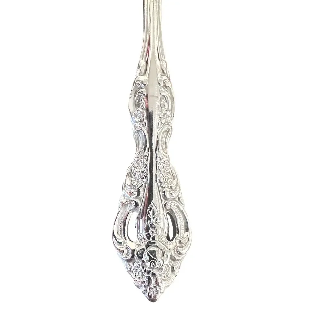 Oneida Michelangelo Cube Stainless Steel Large Solid Serving Spoon-Excellent!